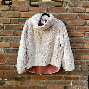 Lululemon Warmth Restore Sherpa Pullover Pink Size Medium/Large